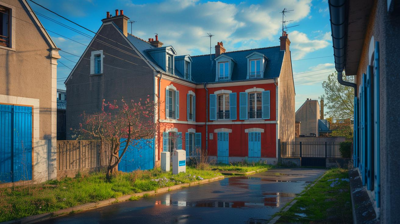Illustration de la crise du logement énergétique en France (généré par IA). Credit: Ideogram.