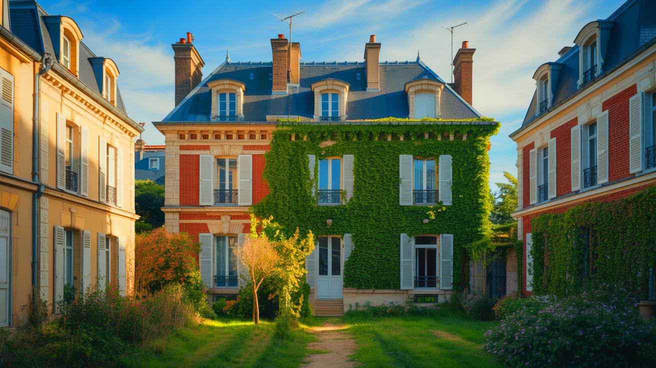 Illustration de l'impact des normes vertes sur le marché immobilier français, rendant certains logements invendables (généré par IA). Credit: Ideogram.