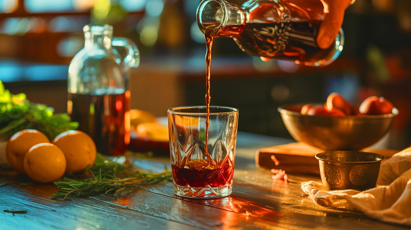 Illustration de la redécouverte d'une boisson ancienne dans les foyers modernes (généré par IA). Credit: Ideogram.