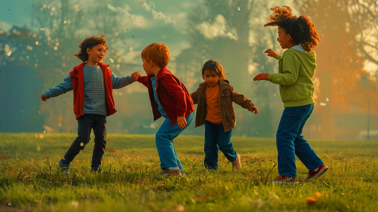 Illustration de la menace de la pollution invisible sur la santé des enfants (généré par IA). Credit: Ideogram.